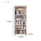 Closed Back Bookshelf Scandinavian Solid Wood Standard Bookcase