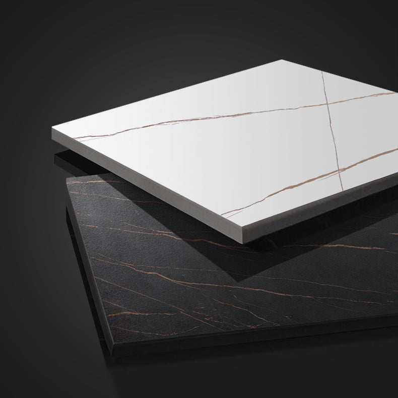 Tabella della console di ferro in ardesia contemporanea tavolo da divano resistente alla macchia rettangolo