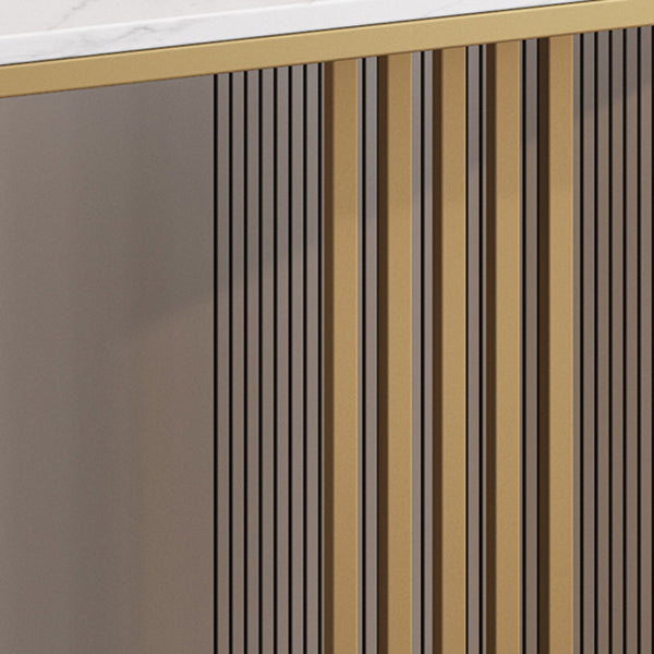 Console rettangolo contemporaneo con base di piedistallo per Hall