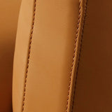 Modern Genuine Leather Bench 18"H Bedroom Seating Bench with Adjustable Headrest Clearhalo 'Benches' 'Chairs & Seating' 'furn' 'furn_benches' 'Furniture' 'Living Room Furniture' 5672819