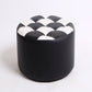 Modern Resistente alla macchia standard Round Control Modello in pelle POUF per salotto
