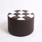 Modern Resistente alla macchia standard Round Control Modello in pelle POUF per salotto