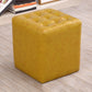 Tufted Ottoman Mid-Century Modern Echt lederen vierkante waterbestendige kubus Ottoman