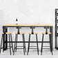Solid Wood Pub Dining Set 1/2/5/9 Pieces Rectangle Indoor Glam Counter Height Set Clearhalo 'Bar Furniture' 'furn' 'furn_home_bar_bar_sets' 'Furniture' 'Home Bars & Bar Sets' 'home_bar_bar_sets' 'Kitchen & Dining Furniture' 5677165