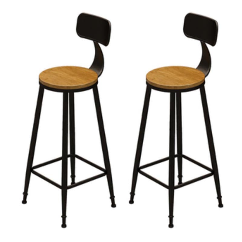 Solid Wood Pub Dining Set 1/2/5/9 Pieces Rectangle Indoor Glam Counter Height Set Wood 30"H Stools (Set of 2) Clearhalo 'Bar Furniture' 'furn' 'furn_home_bar_bar_sets' 'Furniture' 'Home Bars & Bar Sets' 'home_bar_bar_sets' 'Kitchen & Dining Furniture' 5677173