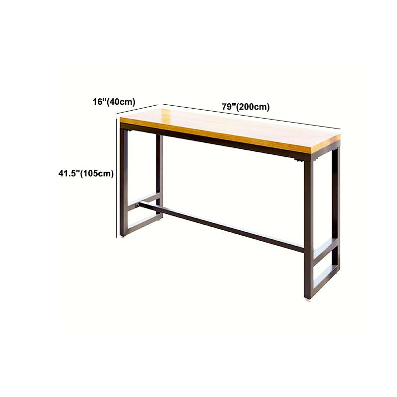 Solid Wood Pub Dining Set 1/2/5/9 Pieces Rectangle Indoor Glam Counter Height Set Clearhalo 'Bar Furniture' 'furn' 'furn_home_bar_bar_sets' 'Furniture' 'Home Bars & Bar Sets' 'home_bar_bar_sets' 'Kitchen & Dining Furniture' 5677184