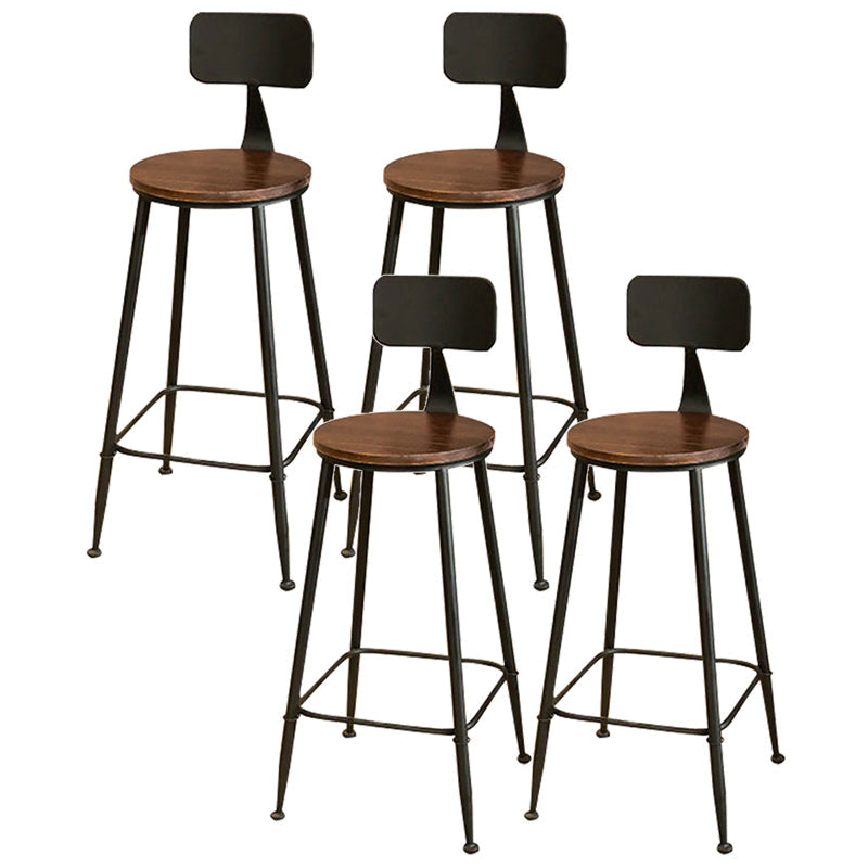 Juego de mesa de bar rectangular de madera maciza, mesa de mostrador de 1/4/7 piezas con taburetes altos