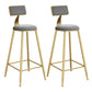 Free Form Bar Set 1/2/3 Pcs Stone and Iron Bar Table with Armless Bar Stools Grey 30"H Stools (Set of 2) Clearhalo 'Bar Furniture' 'furn' 'furn_home_bar_bar_sets' 'Furniture' 'Home Bars & Bar Sets' 'home_bar_bar_sets' 'Kitchen & Dining Furniture' 5677325
