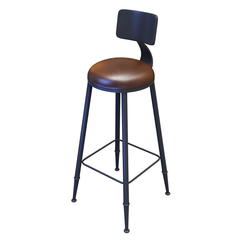 Modern Style Bar Table 1/4 Pieces Brown Colour Wood Counter Table Black-Brown 30"H Stool (Single) Clearhalo 'Bar Furniture' 'furn' 'furn_home_bar_bar_sets' 'Furniture' 'Home Bars & Bar Sets' 'home_bar_bar_sets' 'Kitchen & Dining Furniture' 5677348