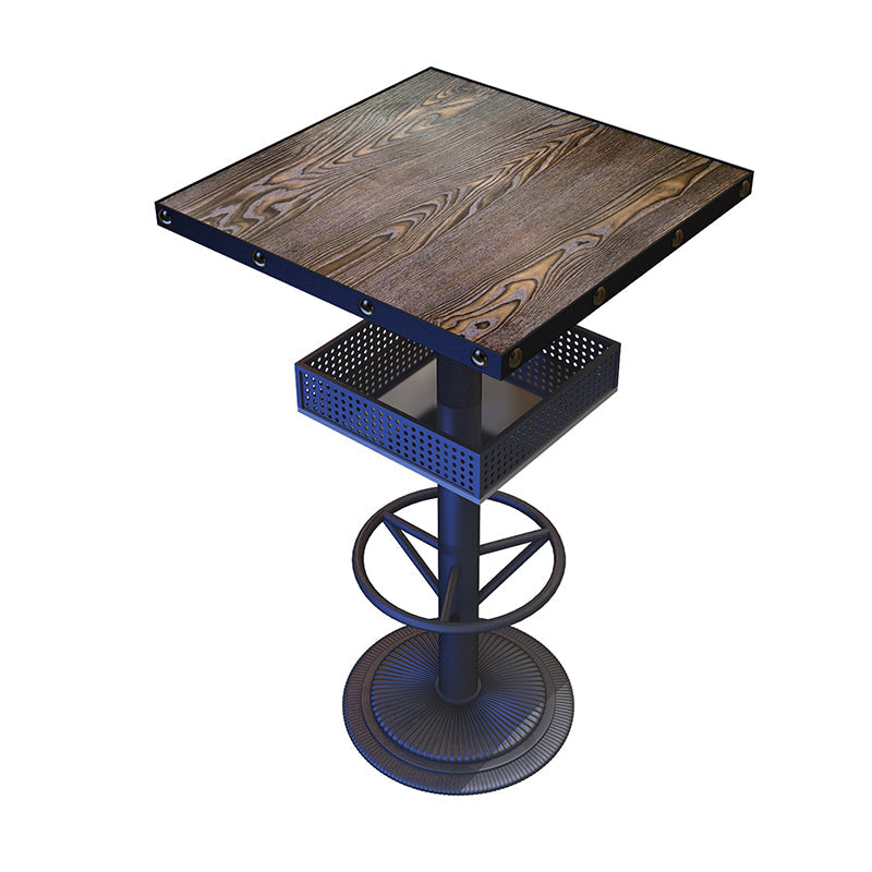 Modern Style Bar Table 1/4 Pieces Brown Colour Wood Counter Table Brown 24"L x 24"W Clearhalo 'Bar Furniture' 'furn' 'furn_home_bar_bar_sets' 'Furniture' 'Home Bars & Bar Sets' 'home_bar_bar_sets' 'Kitchen & Dining Furniture' 5677354