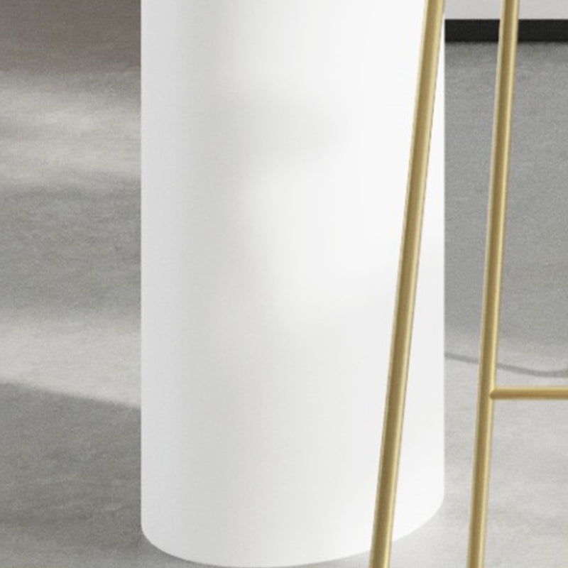 Juego de mesa de bar moderno de forma irregular, mesa de mostrador de piedra sinterizada de 1/2/5 piezas con taburetes