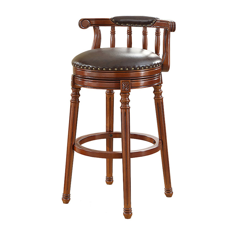 Modern Style Bar Table 1/3 Pieces Brown Colour Solid Wood Counter Table Clearhalo 'Bar Furniture' 'furn' 'furn_home_bar_bar_sets' 'Furniture' 'Home Bars & Bar Sets' 'home_bar_bar_sets' 'Kitchen & Dining Furniture' 5677416