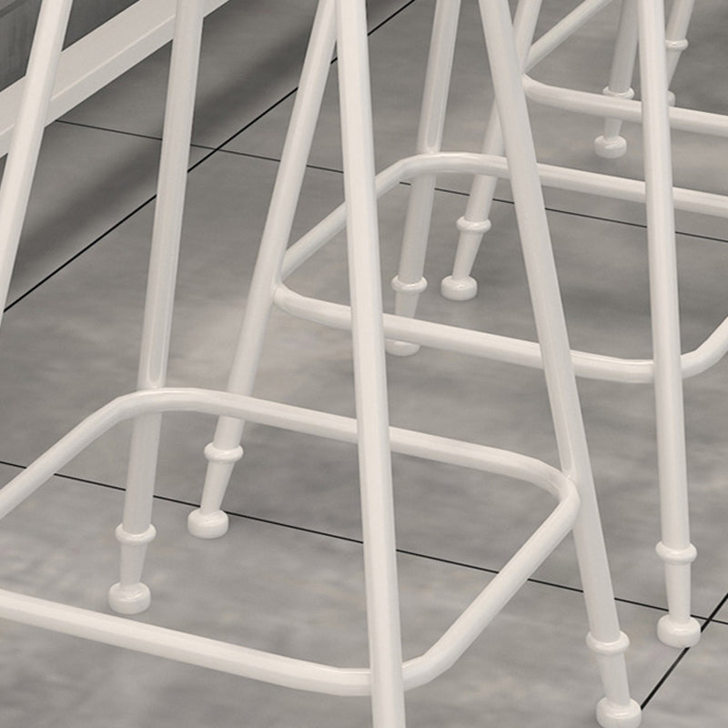 Contemporary Rectangular Bar Set 1/2/4 Pcs Solid Wood Counter and Bar Stools Clearhalo 'Bar Furniture' 'furn' 'furn_home_bar_bar_sets' 'Furniture' 'Home Bars & Bar Sets' 'home_bar_bar_sets' 'Kitchen & Dining Furniture' 5677436