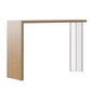 Luxurious Rectangle Solid Wood Bar Table Set 1/3 Pieces Counter Table with Backless Stools Wood 87"L x 18"W Clearhalo 'Bar Furniture' 'furn' 'furn_home_bar_bar_sets' 'Furniture' 'Home Bars & Bar Sets' 'home_bar_bar_sets' 'Kitchen & Dining Furniture' 5677451