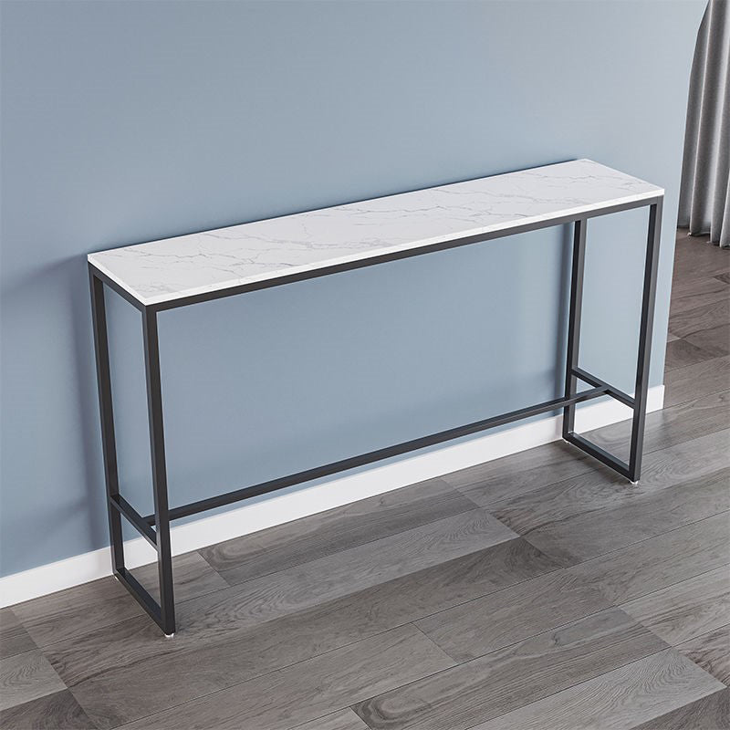 Juego de mesa de bar rectangular industrial, mesa de mostrador de madera de 1/3/4/5 piezas