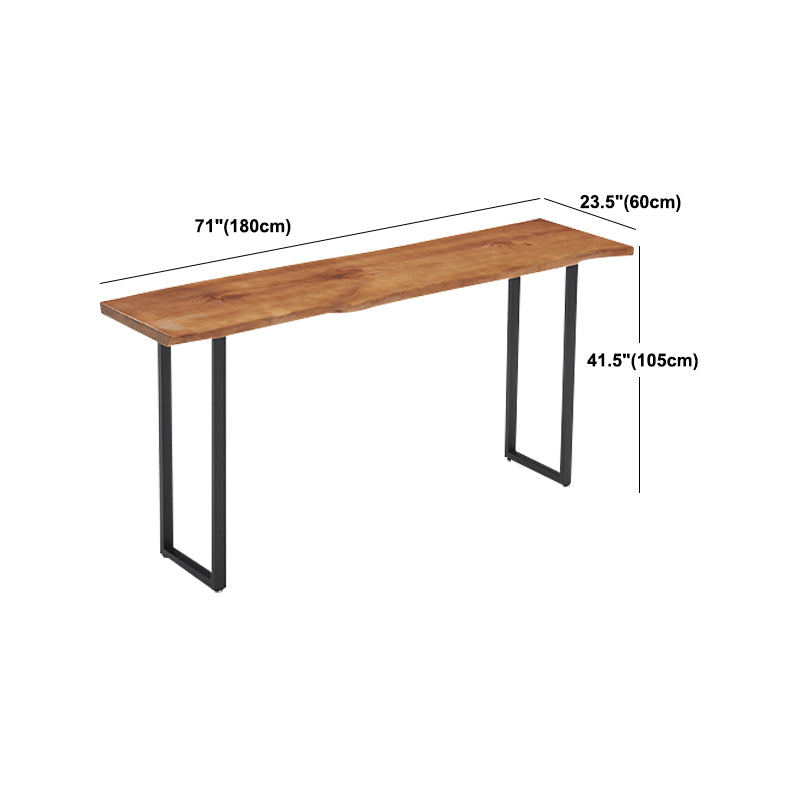 Juego de mesa de bar industrial de madera maciza, mesa de mostrador de 1/2/4/7 piezas con taburetes sin respaldo