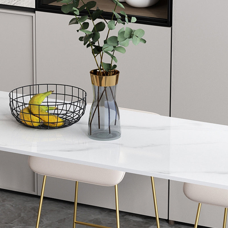 Juego de barra moderno de forma libre, mesa de bar de piedra de 1/2/5 piezas con taburetes tapizados