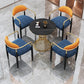 Set da pranzo Glam Stone 1/4/5 pezzi Mobili da pranzo in oro per la casa