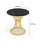 Set da pranzo Glam Stone 1/4/5 pezzi Mobili da pranzo in oro per la casa