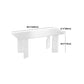 Modern White Dining Set Rectangle 1/2/4/5/7 Stone and Acrylic Pieces Dinette Set Clearhalo 'Dining Room Sets' 'Dining Tables & Seating' 'dining_room_set' 'furn' 'furn_dining_room_set' 'Furniture' 'Kitchen & Dining Furniture' 5677787