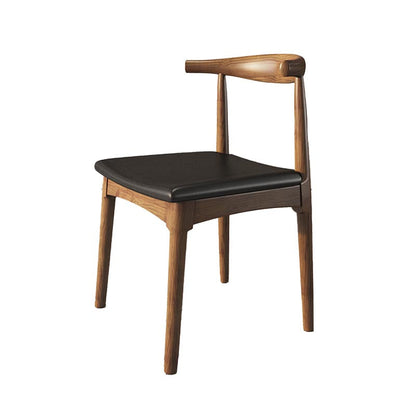 Modern 1/5/7 Pieces Dining Set Rectangle Pine Wood Dining Table for Dining Room Kitchen 1 Brown Chair Clearhalo 'Dining Room Sets' 'Dining Tables & Seating' 'dining_room_set' 'furn' 'furn_dining_room_set' 'Furniture' 'Kitchen & Dining Furniture' 5677790
