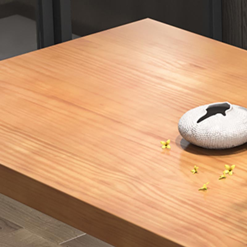 Modern 1/5/7 Pieces Dining Set Rectangle Pine Wood Dining Table for Dining Room Kitchen Clearhalo 'Dining Room Sets' 'Dining Tables & Seating' 'dining_room_set' 'furn' 'furn_dining_room_set' 'Furniture' 'Kitchen & Dining Furniture' 5677797