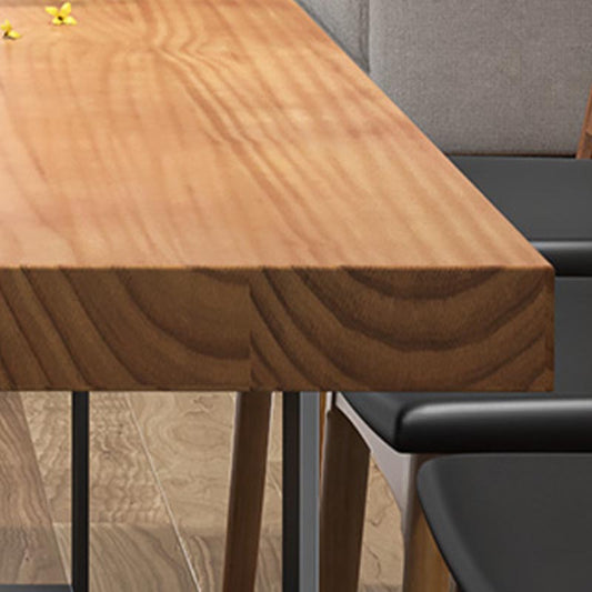 モダンな1/5/7ピースダイニングセット長方形の松の木ダイニングテーブルダイニングルームキッチン用