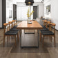 Modern 1/5/7 Pieces Dining Set Rectangle Pine Wood Dining Table for Dining Room Kitchen Clearhalo 'Dining Room Sets' 'Dining Tables & Seating' 'dining_room_set' 'furn' 'furn_dining_room_set' 'Furniture' 'Kitchen & Dining Furniture' 5677803