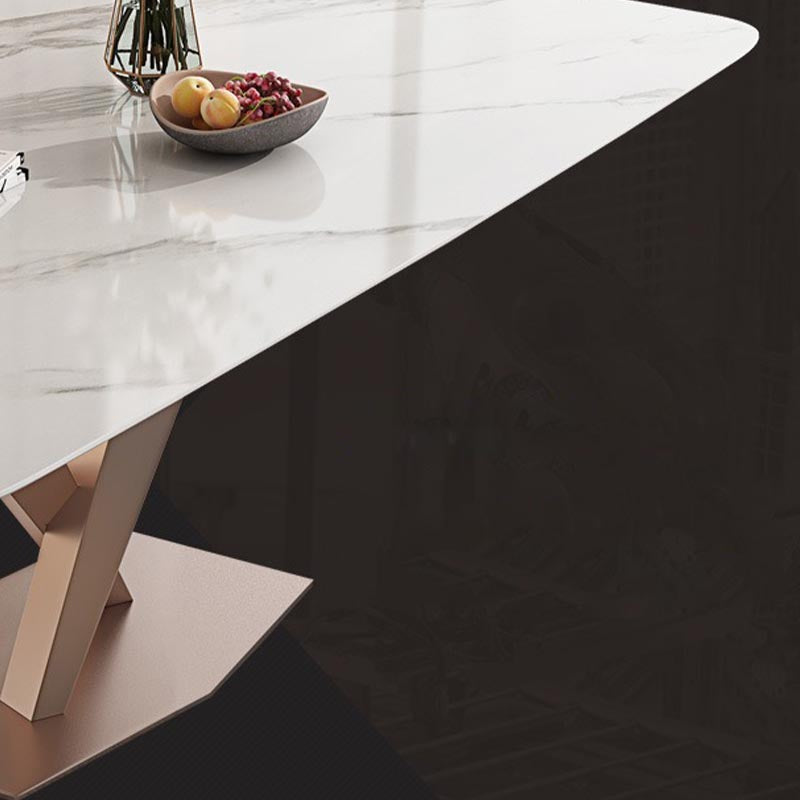 Glam Dining Table Set 1/2/5/7 Pcs Rectangle Dining Table with Upholstered Chairs Clearhalo 'Dining Room Sets' 'Dining Tables & Seating' 'dining_room_set' 'furn' 'furn_dining_room_set' 'Furniture' 'Kitchen & Dining Furniture' 5677845