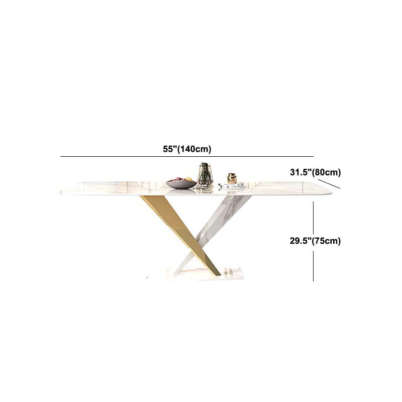 Glam Dining Table Set 1/2/5/7 Pcs Rectangle Dining Table with Upholstered Chairs Clearhalo 'Dining Room Sets' 'Dining Tables & Seating' 'dining_room_set' 'furn' 'furn_dining_room_set' 'Furniture' 'Kitchen & Dining Furniture' 5677848