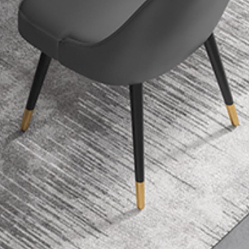 Modern Rectangle 1/2/5/7 Pieces Dining Set Stone Top Legs Indoor Dinette Set Clearhalo 'Dining Room Sets' 'Dining Tables & Seating' 'dining_room_set' 'furn' 'furn_dining_room_set' 'Furniture' 'Kitchen & Dining Furniture' 5677890