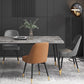 Modern Rectangle 1/2/5/7 Pieces Dining Set Stone Top Legs Indoor Dinette Set Clearhalo 'Dining Room Sets' 'Dining Tables & Seating' 'dining_room_set' 'furn' 'furn_dining_room_set' 'Furniture' 'Kitchen & Dining Furniture' 5677895
