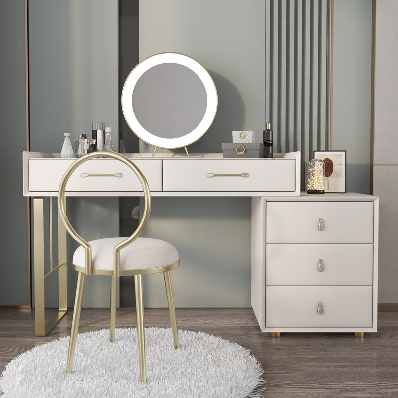 Consejo de tocador de maquillaje de pino contemporáne