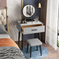 Contemporary Wooden Makeup Vanity Desk 1 Drawer Vanity Dressing Table
