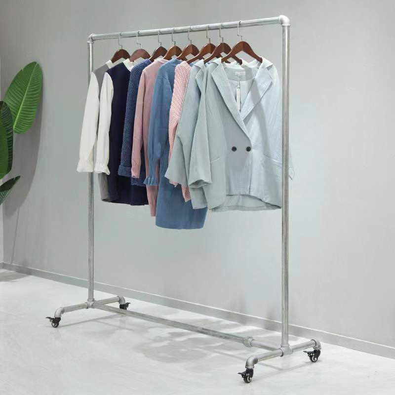 Garderobenständer aus Metall, freistehend, für den Eingangsbereich, Kleiderbügel, Wohnzimmer