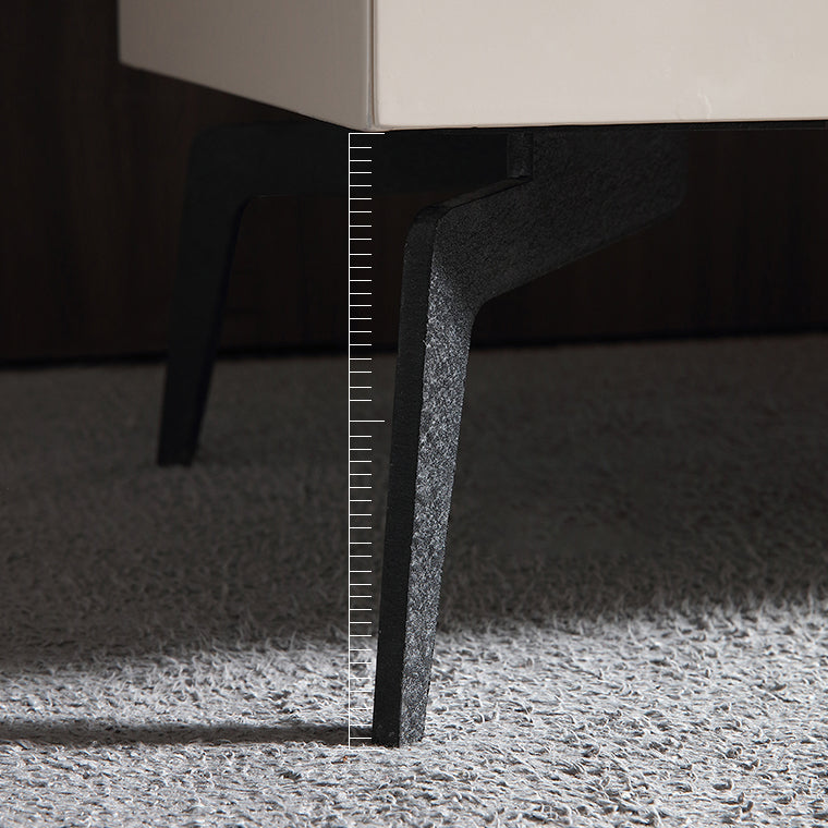 Sideboard in legno moderno ingegnerizzato a buffet a 6 cassetti con pietra per soggiorno