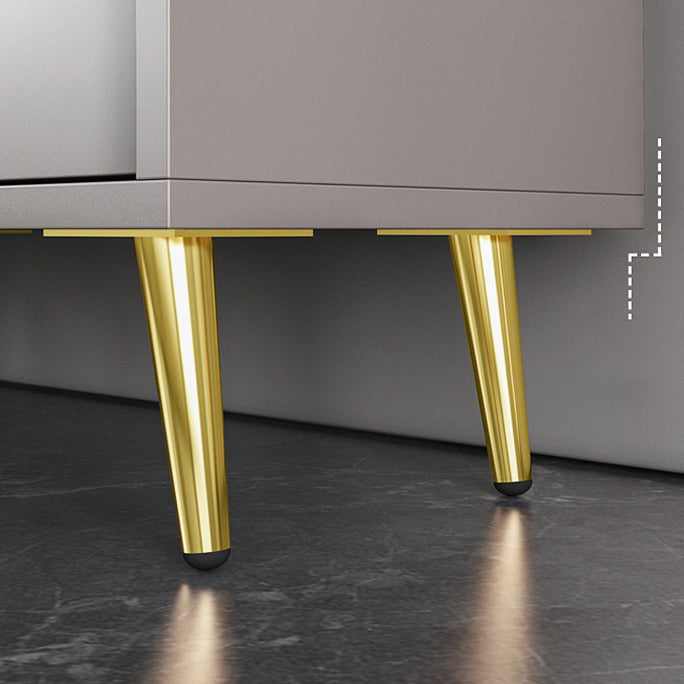 Modern Cabinet Engineered Wood Buffet Stand Living Room 2 Drawer Sideboard Clearhalo 'buffet_sideboard' 'Buffets & Sideboards' 'furn' 'furn_buffet_sideboard' 'Furniture' 'Kitchen & Dining Furniture' 5681124