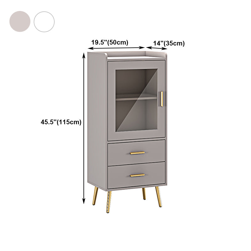 Modern Cabinet Engineered Wood Buffet Stand Living Room 2 Drawer Sideboard Clearhalo 'buffet_sideboard' 'Buffets & Sideboards' 'furn' 'furn_buffet_sideboard' 'Furniture' 'Kitchen & Dining Furniture' 5681132