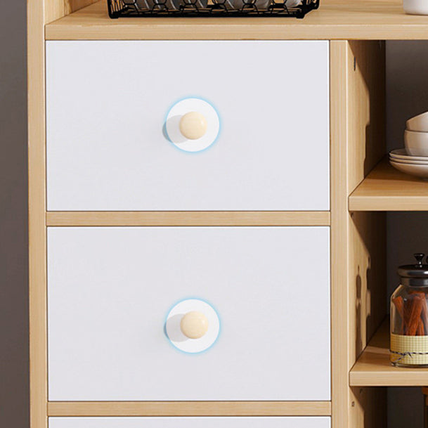 Sideboard in stile moderno buffet cassetti in legno ingegnerizzati e armadi.