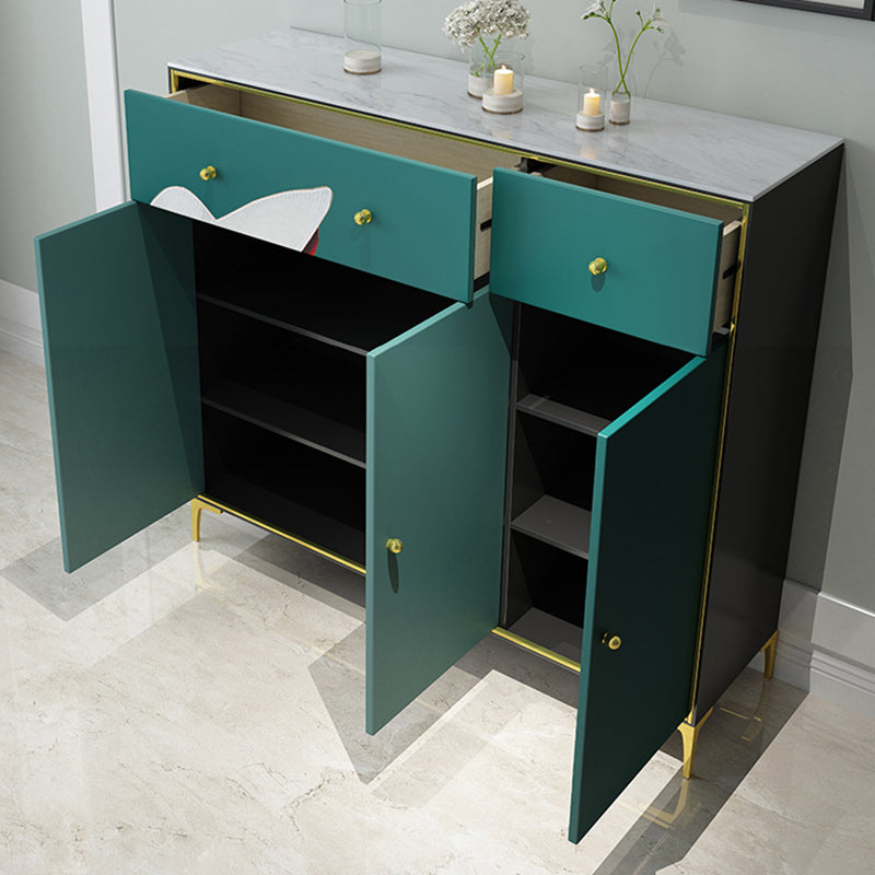 47.5"L Wood Dining Room Sideboard Cabinet Modern Credenza with Storage and Drawer Clearhalo 'buffet_sideboard' 'Buffets & Sideboards' 'furn' 'furn_buffet_sideboard' 'Furniture' 'Kitchen & Dining Furniture' 5681237