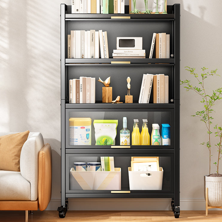 Speisesaal Metall Buffet Servertüren Dining Server mit Riemenscheibe