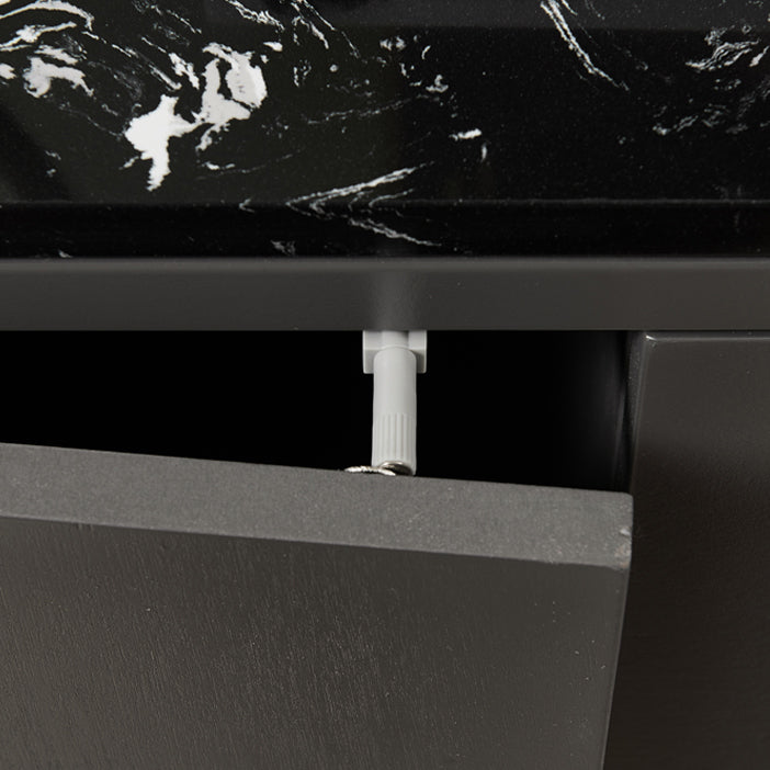 Glam Sideboard Table with Stone Top Buffet Sideboard Cabinets and Storage Clearhalo 'buffet_sideboard' 'Buffets & Sideboards' 'furn' 'furn_buffet_sideboard' 'Furniture' 'Kitchen & Dining Furniture' 5681348