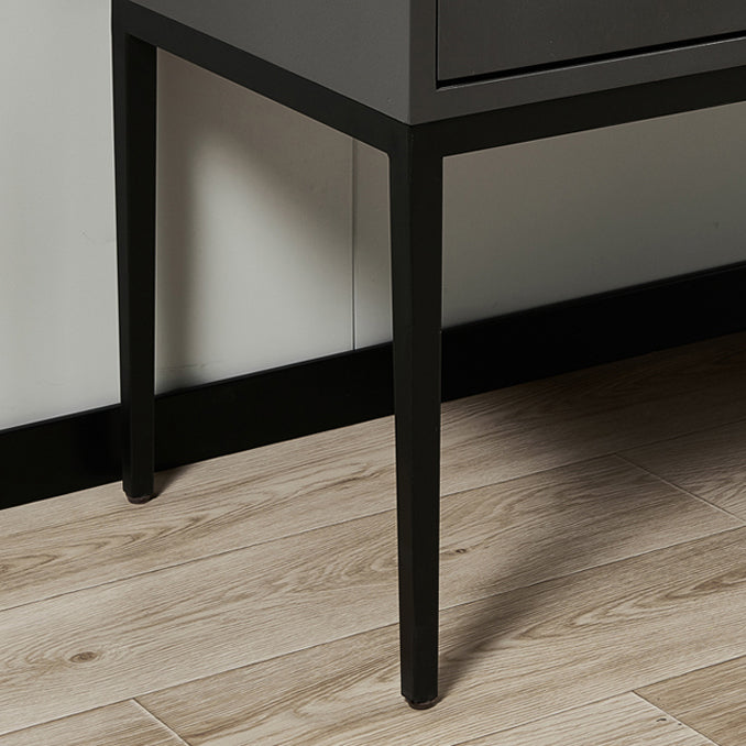 Glam Sideboard Table with Stone Top Buffet Sideboard Cabinets and Storage Clearhalo 'buffet_sideboard' 'Buffets & Sideboards' 'furn' 'furn_buffet_sideboard' 'Furniture' 'Kitchen & Dining Furniture' 5681350