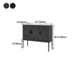 Glam Sideboard Table with Stone Top Buffet Sideboard Cabinets and Storage Clearhalo 'buffet_sideboard' 'Buffets & Sideboards' 'furn' 'furn_buffet_sideboard' 'Furniture' 'Kitchen & Dining Furniture' 5681355