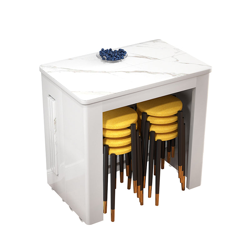 コンテンポラリースタイルのディナーテーブル長方形の家具、72.3 "L x 31.5" W x 29.5 "h