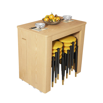 コンテンポラリースタイルのディナーテーブル長方形の家具、72.3 "L x 31.5" W x 29.5 "h