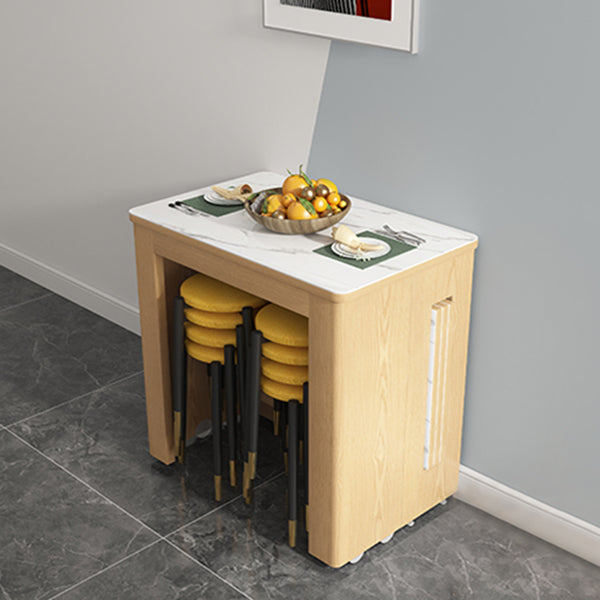 コンテンポラリースタイルのディナーテーブル長方形の家具、72.3 "L x 31.5" W x 29.5 "h