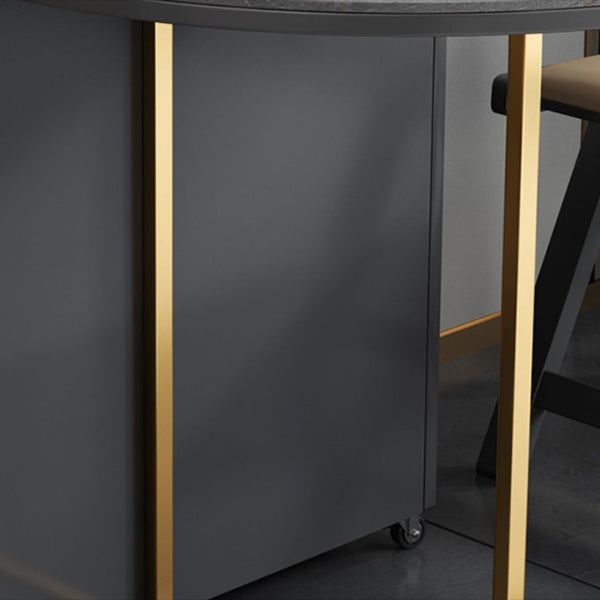 Simplicity Style Dinner Table Trestle Base Folding Furniture,59"L x 31.5"W x 29.5"H Clearhalo 'Dining Tables & Seating' 'Dining Tables' 'dining_table' 'furn' 'furn_dining_table' 'Furniture' 'Kitchen & Dining Furniture' 5681455