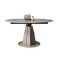 Luxury Sintered Stone Top Table Extendable Round Table with Pedestal Base