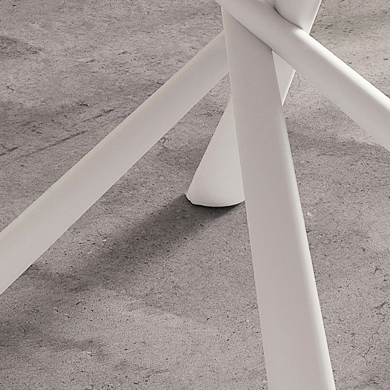 Salon Table à manger en pierre ronde